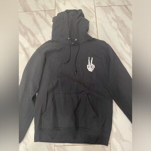 Black skeleton hoodie